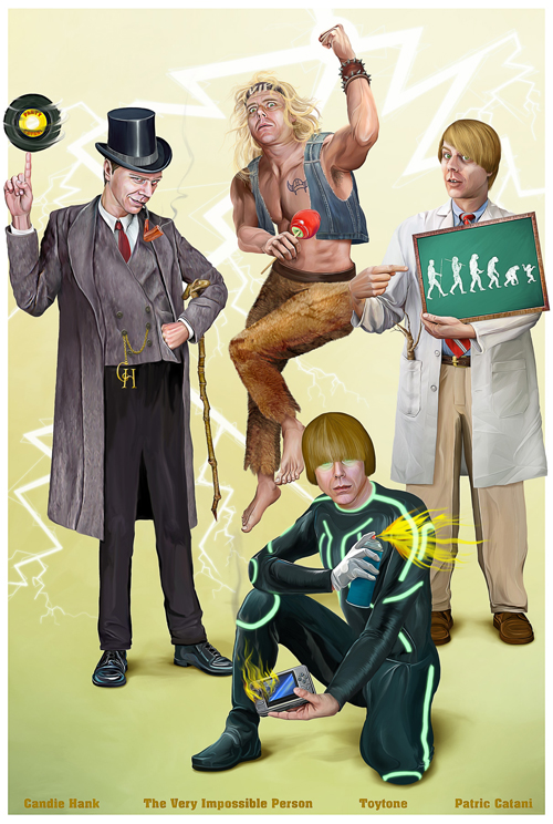 party catani, lowfistication poster